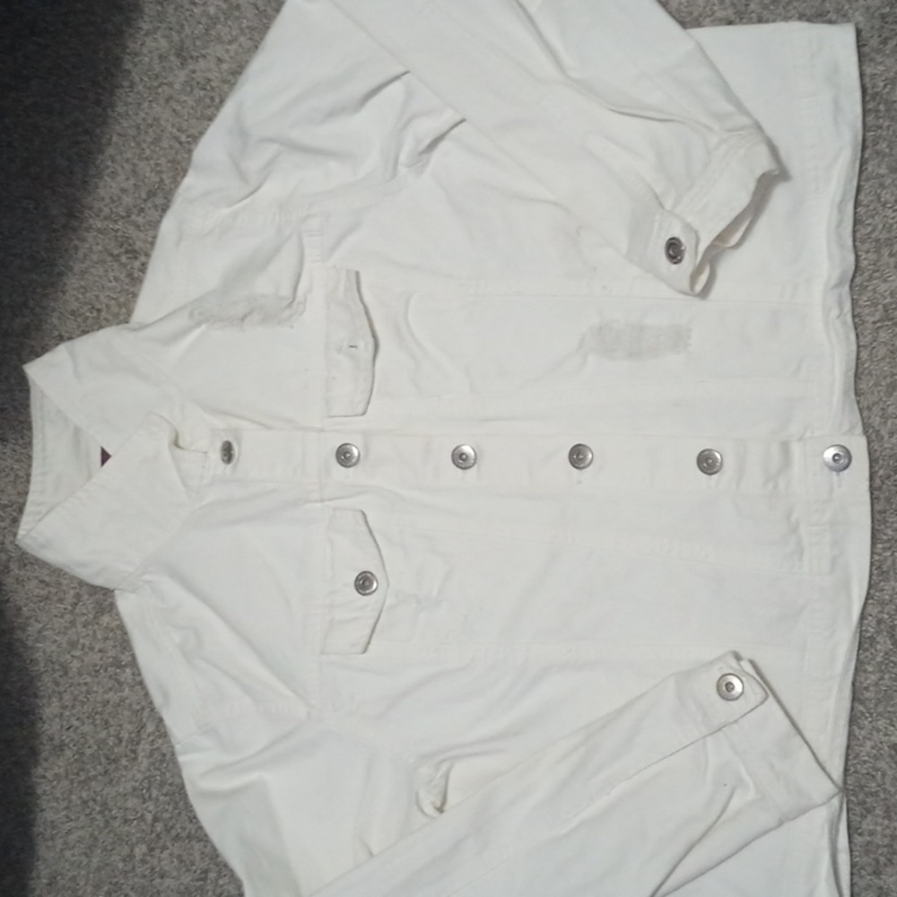 White Jean Jacket